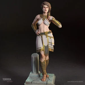 Kassandra, Assassin's Creed Odyssey Sculpt(300mm)/3D Model/Unassembled/Unpainted - Picture 1 of 14