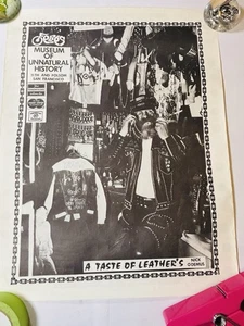 FEBE’S Vintage Gay Int Beefcake Leder Poster Folsom San Francisco 1970er Dbl Sd - Bild 1 von 15