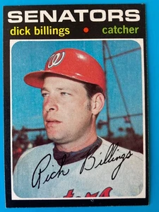 1971 Topps Baseball High #729 Dick Billings Washington Senators EX/NM - Bild 1 von 2