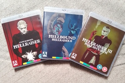 Hellraiser 1, 2 & 3 Special Editions Blu ray - ARROW VIDEO - Image 1 of 4