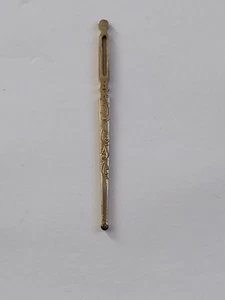 TIRE FIL ANCIEN EN VERMEIL OR SUR ARGENT XIXeS COUTURE FRENCH SILVER NAP III - Imagen 1 de 6