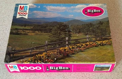 DISTANT VISTA (1978 MB Big Ben) -- 1000 Piece Jigsaw Puzzle -- SEALED - Image 1 of 2