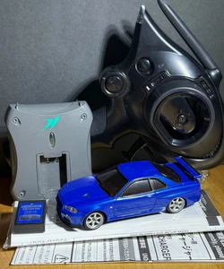 Kyosho Dnano Nissan GT-R Blue FX Series RTR Set! Tested Working with Battery  - Picture 1 of 12