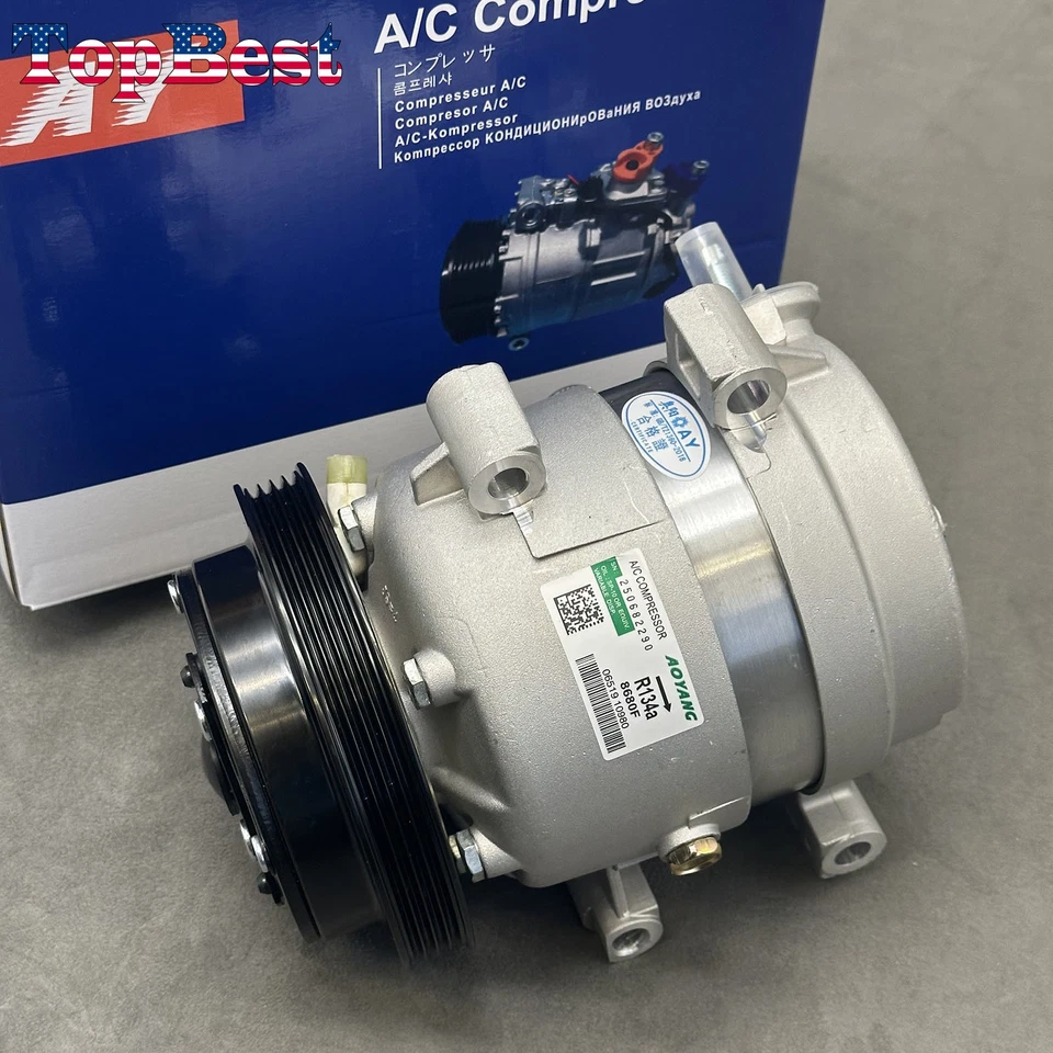 Nuevo compresor de aire acondicionado 12V 89019077 para Pontiac GTO 2004-2006 Foto 1 de 4