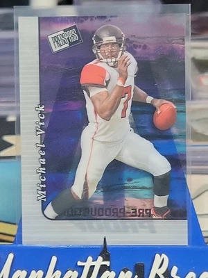 🔥 2024 HOJA COLECTIVA MICHAEL VICK BLANCO 1/1 PASE DE PRENSA HALCONES 🔥 Foto 1 de 2