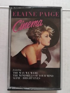 Elaine Page Cinema NM cassette tape soundtrack pop female classical easy - Picture 1 of 6