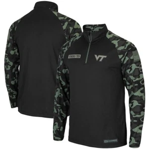 Virginia Tech Hokies Colosseum OHT Military Appreciation Take Flight Raglan Med - Picture 1 of 4