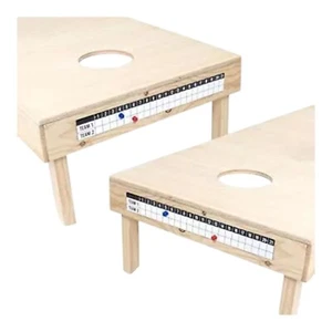 Confezione 2 Decalcomanie in Metallo Cornhole Scoreboard con Portapunti Magnetici per Cornhole - Foto 1 di 4