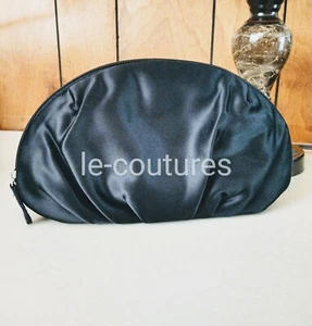 Nuevo Bolso/Estuche de Belleza LANCOME Maquillaje Cosmético Viaje Negro Satinado - Imagen 1 de 2