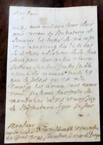 ITALY CIRCA 1630 rare military letter from the Duke of Crequy to his ally Duke of Parma - Picture 1 of 4
