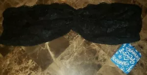 Free People Intimately Bralette Bra Lace Black Size XSmall Strapless - Picture 1 of 3