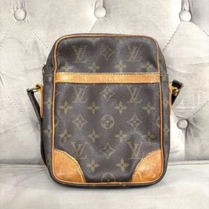 LOUIS VUITTON Monogram Danube Shoulder Bag LV Auth Leather Canvas #3 - Picture 1 of 17