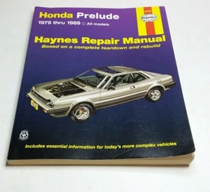 Haynes 42040 Honda Prelude 1979 Thru 1989 Repair Manual - Picture 1 of 12