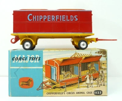 CORGI 1123 CHIPPERFIELDS ZIRKUS TIERKÄFIG 1961 ORIGINALAUSGABE - Bild 1 von 4