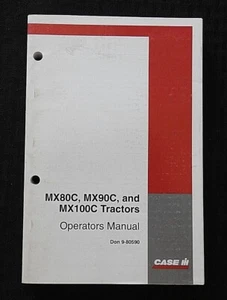 1998-2002 GENUINE CASE IH MX80C MX90C MX100C TRACTOR OPERATORS MANUAL NICE - Picture 1 of 7