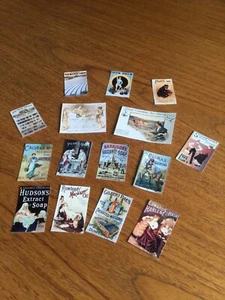 12th scale shop posters - set of 15 - Picture 1 of 4