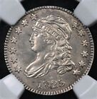 1825 CAPPED BUST DIME LARGE DENTILS NGC MS 63 CRISP WHITE WITH A TOUCH OF CREAM 