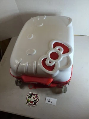 Hello Kitty Hard Shell Red Bow ABS Rolling Wheel Carry-On Suitcase Luggage 1d5 - Image 1 of 4