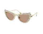 Swarovski Sunglasses SK7011  402263 Gold light brown Woman