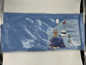 80pc - High Quality Adhesive PPE Surgical Gown AAMI Level 1 Size Large - Picture 1 of 8