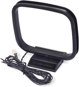 Eightwood AM FM Loop Antenna a 3 Pin La Serie Hifi Antenna per Sony Sharp Stereo - Foto 1 di 12