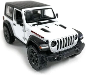 2018 Jeep Wrangler Rubicon Hard Top 5 inch Diecast Car Model w. Pull back WHITE - Picture 1 of 1