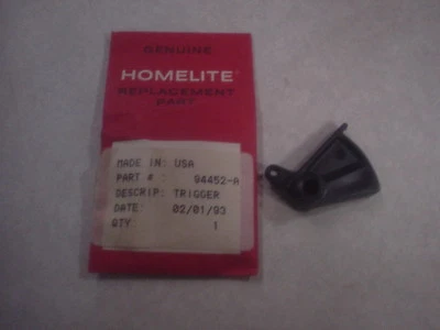 Homelite ST-200 String Trimmer Throttle Trigger-NOS-94452-A - Image 1 of 2