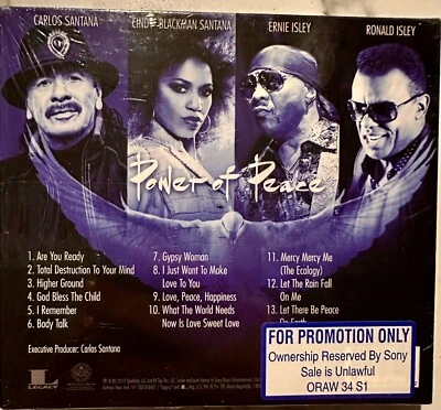 Isley Brothers & Santana - Power Of Peace Promotional Unopened Legacy — 第 1/2 张图片