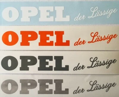 AF Scritta • Emblema • Adesivo • Opel il Casual • Sticker • 55x7cm • o35