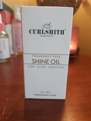 Curlsmith Fragrance Free Shine Oil 2 fl oz New in Box - Image 1 of 4