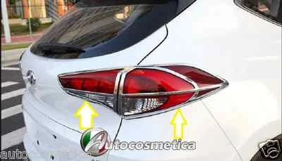 Cadres profilés housse abdominaux chrome feux arrière pour Hyundai Tucson 201... - Photo 1/4