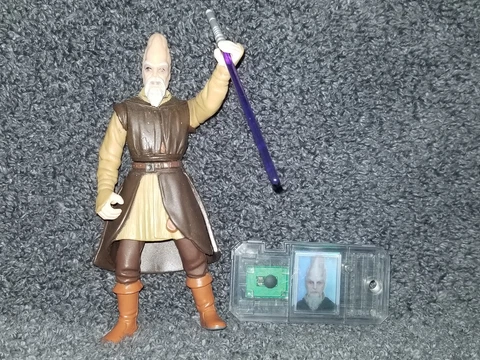 Ki-Adi-Mundi Star Wars Episode 1 Hasbro 1999 CommTech Chip etc *FREE SHIPPING* Cover