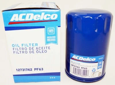 Genuine OEM Engine Oil Filter ACDelco PF63 GM 12731742 - Image 1 of 4