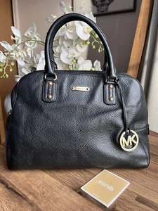 Michael Kors Handtasche MK schwarz Echtleder - Bild 1 von 12