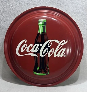 14" Coca Cola Kunststoff Harz rundes Knopfschild B1 - Bild 1 von 2