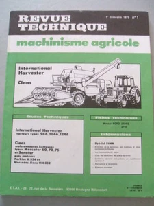REVUE TECHNIQUE MOISSONNEUSE BATTEUSE CLAAS MERCATOR SENATOR 60 70 75 - Picture 1 of 1