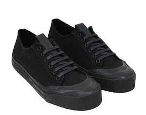 Bottega Veneta Men Speedsters Sz 39.5 US 6.5 Black Canvas Low Top Sneakers Shoes - Picture 1 of 9