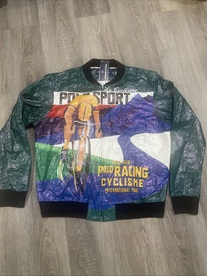 Ralph Lauren Polo Deportivo Gráfico Ciclista 'Ciclismo' Chaqueta Ligera Para Hombre Talla L Foto 1 de 3