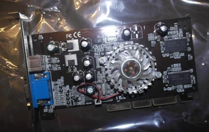 Video card nVidia GeForce FX 5200 128MB VGA S-Video AGP Universal - Picture 1 of 5