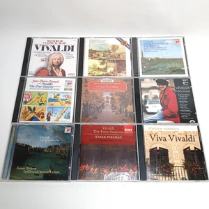 Vivaldi CD Lot of 9 Classical The Four Seasons Concertos Sonatas Rampal Perlman - Foto 1 di 6
