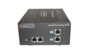 Enable-IT 864 DSLAM 4-Port Extended Ethernet Concentrator 6,000ft Reach ๐ฅ๐ฅ๐ฅ - Picture 1 of 12