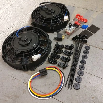 Ford Terino GT 1968-1974 Cobra Talladega 8 ventiladores dobles ventilador de refrigeración por aire 12 V  Foto 1 de 4