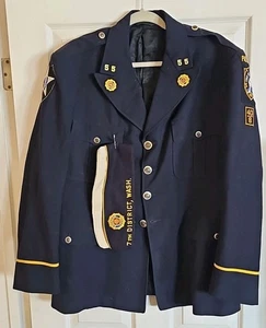 Vintage Washington DC American Legion Uniform Jacket Patches Buttons/Rare Hat - Picture 1 of 24