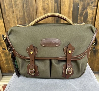 Bolso para cámara Billingham Hadley pequeño profesional, Sage FibreNyte/ChocTrim ¡EXCELENTE! Foto 1 de 4