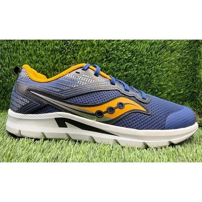 Saucony Big Kid Axon Navy Gold Running Shoes SK266092 – Size 6 M - Image 1 of 4