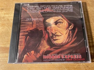 CRY OF THE BANSHEE / THE EDGAR ALLAN POE SUITE (Les Baxter) OOP Score CD SEALED - Image 1 of 2