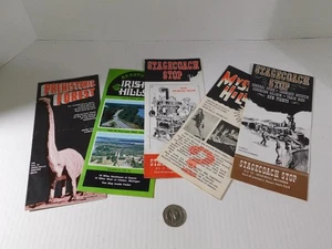 Irish Hills Michigan Brochures-Stagecoach Stop-Mystery Hill-Prehistoric Forest - Picture 1 of 13