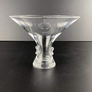 A George Thompson Steuben #7985 Vaso Bouquet di Cristallo con Impronta Pollice, Art Deco 7,25" - Foto 1 di 9