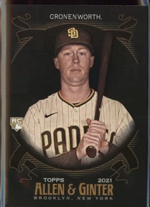 Jake Cronenworth - 2021 Topps Allen & Ginter X Rookie #99 San Diego Padres - Picture 1 of 2