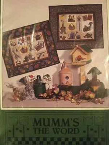 Debbie Mumm's the Word Applique Quilt Pattern Garden of Delights Primitive - Picture 1 of 2